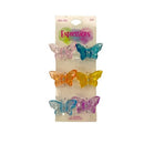 Expressions Mini Butterfly Claw Clip -6 Pcs