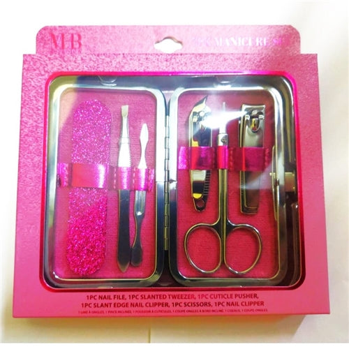 Expressions 7Pc Manicure Set - Fuchsia