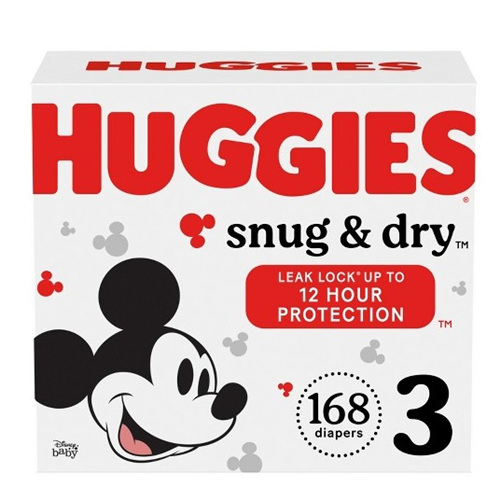 Huggies Snug & Dry Stage 3 Triple Layer Protection - 168's