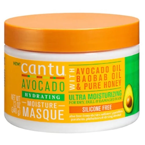 Cantu Avocado Hydrating Moisture Masque 12 Ounce Jar