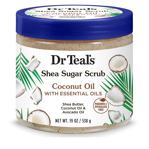 Dr Teal's Shea Sugar Scrub With Essential Oils 19oz