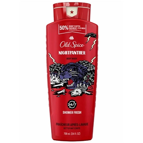 Old Spice Captain Scent of Command Body Wash, Night Panther, 16 oz