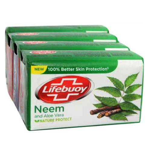 Lifebuoy Mega Pack Offer 4 × 100g, 12 Hr Freshness