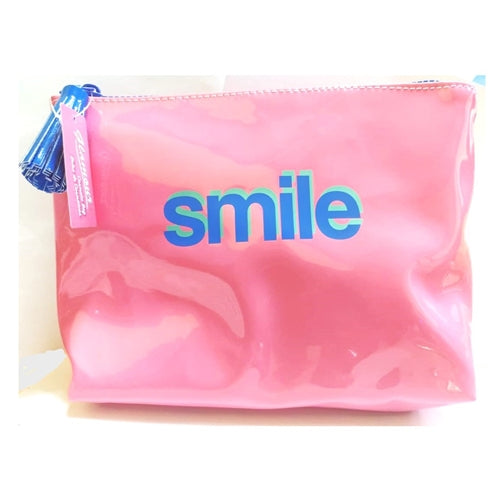 Glamour Cosmetic Bags With Smile Wordings