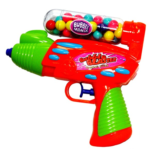 Kidsmania Bubble Blaster Gumball Filled Squirt Gun, 1.05-Ounce