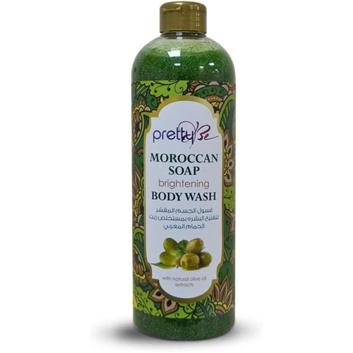 Pretty Be Moroccan Olive Brightening Body Wash Scrub 1L