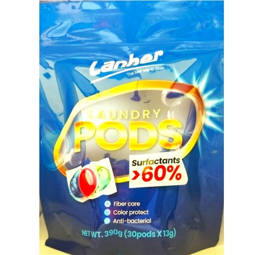 Lanher Laundry Pods, 390g - 30 Pods