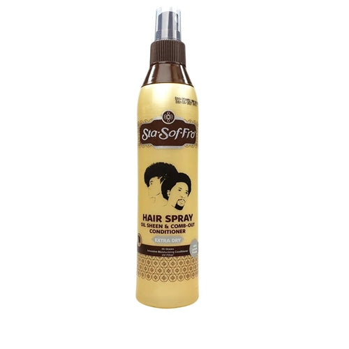 Stysofro Wax Sta-sof-fro hair spray oil sheen & comb-out conditioner 250ml