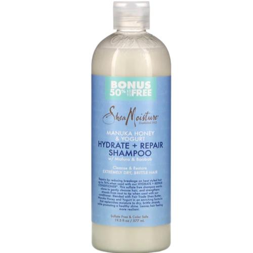 SheaMoisture Manuka Honey & Yogurt Hydrate + Repair For Extremely Dry, Brittle Hair - BONUS 19.8 fl oz