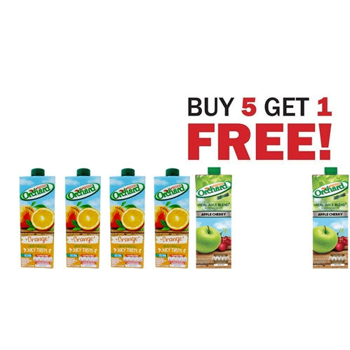 Orchard Juice 1L - But 5 Get 1 Free