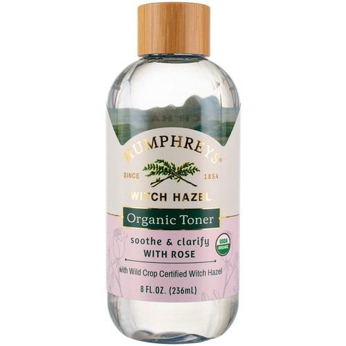 Humphreys Witch Hazel Alcohol-Free Toner, Refresh with Cucumber, 8 fl oz