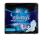 Always Quiet Nights Extra Long Dry Feminine Pads with Wings 22 Count