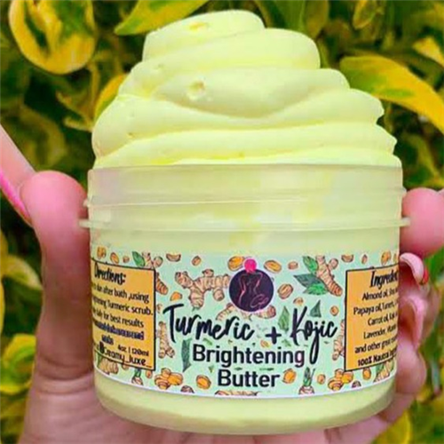 Creamy Luxe Turmeric & Kojic Brightening Butter 4oz