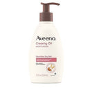 Aveeno Creamy Moisturizing Oil Soften & Smoothen Skin Oatmeal Soothing 12 o