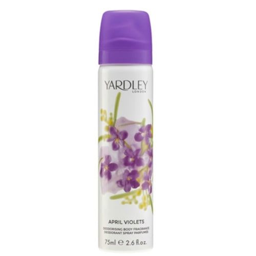 Yardley Of London Ladies April Violets Body Spray 2.5 oz