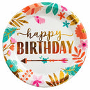 Glitter Birthday 7" Plates -10 Pcs