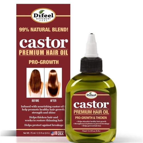 Difeel Castor Pro-Growth Hair Oil 2.5 oz