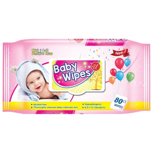 U Baby Wipes - 80 Count