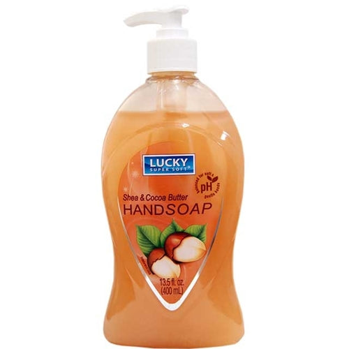 Lucky Super Soft Liquid Soap Shea & Cocoa Butter 13.5 Oz