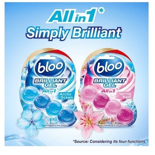 Bloo Toilet Rim Blocks Brilliant Gel All in 1 Cleaner 42g