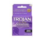 Trojan Her Pleasure Premium Lubricant 3 Latex Condoms