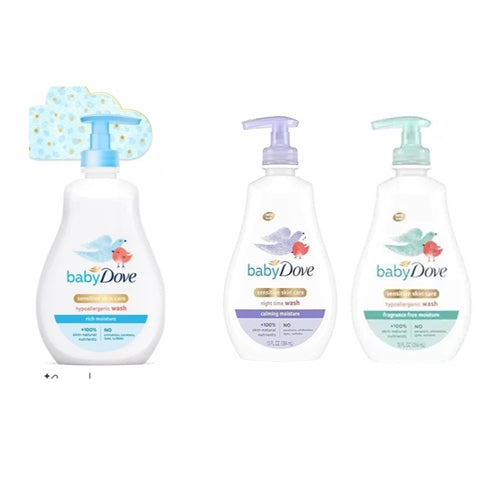 Baby Dove Sensitive Care Hypoallergenic Wash 13oz