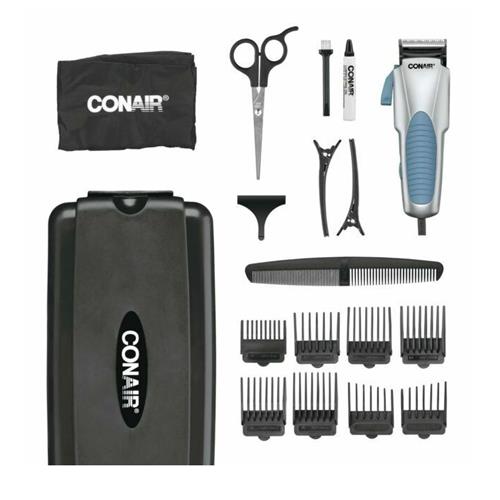 Conair Custom Cut 18-piece Home Hair Cutting Kit with No Slip Grip