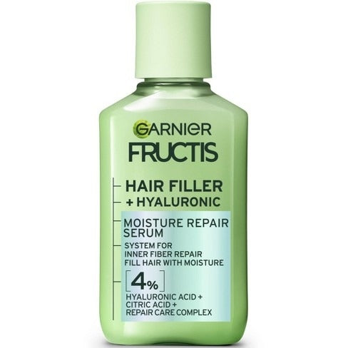 Garnier Fructis Hair Filler Moisture Repair + Hyaluronic Acid Hair Serum for Curly Hair - 3.75 fl oz