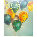 Happy Birthday Large Paper Balloons Design Gift Bags, Colors Assorted