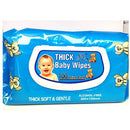 Silk Thick Baby Wipes 100's