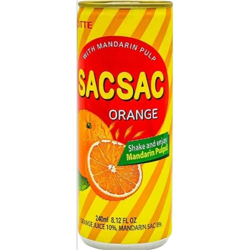 Lotte Sac Sac Juice 240ml - Orange