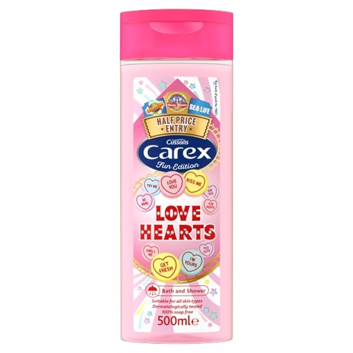 Carex Lovehearts Bodywash 500ml