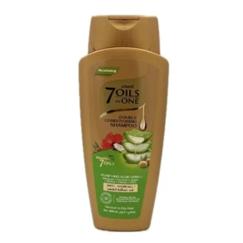 Emami 7 Oils In One Anti - Hairfall Double Conditioning Shampoo, Purifying Aloe Vera - 400ml