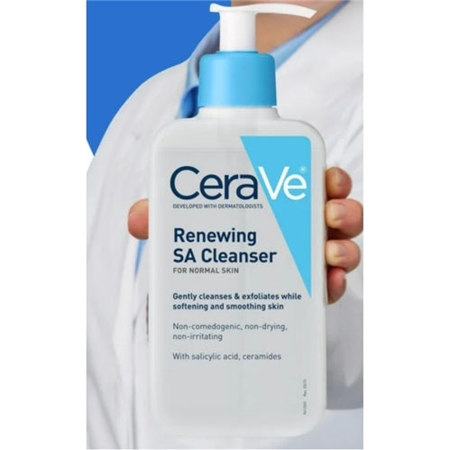 CeraVe Renewing Face Cleanser for Normal Cleanser with Salicylic Acid - 12 FL OZ