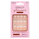 Cala French Glamour Press On Nails, 24's Nail Glue Included
