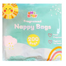 For My Baby Fragranced Nappy Bags With Handles 200 Bags