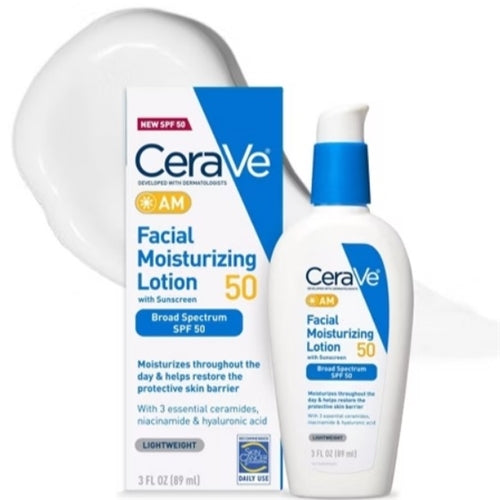 CeraVe Facial Moisturizing Lotion AM SPF50 - 3 fl oz