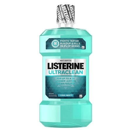 Listerine Ultra Clean Antiseptic Mouthwash, Cool Mint