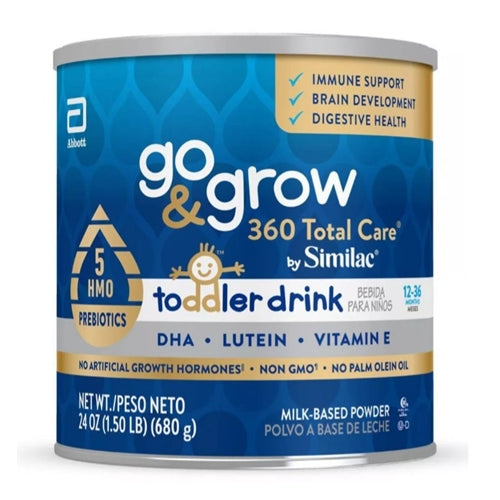 Similac Total Care 360 Go & Grow Non-GMO Powder Toddler Formula - 24oz