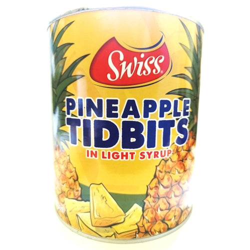 Swiss Pineapple Tidbits In Light Syrup 108oz