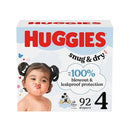 Huggies Size 4 Diapers, Snug & Dry Baby Diapers,92's
