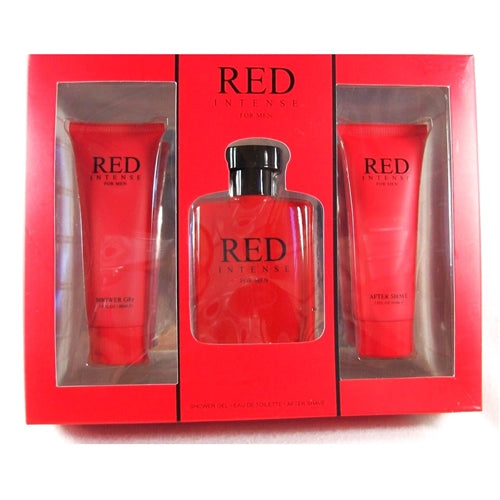 United Scents Red Intense 3pc Gift Set For Men