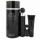 Perry Ellis Men's 360 Degrees Black for Men Deluxe Set
