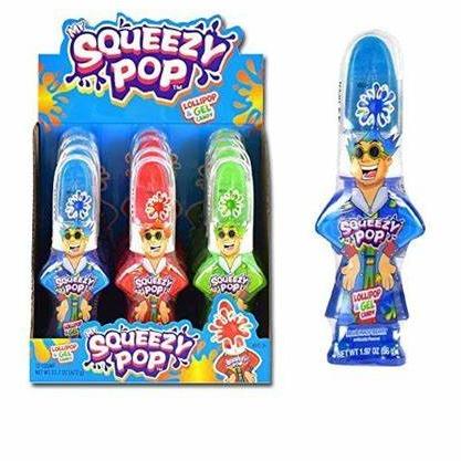 Mr Squeezy Squeeze N Lik Lollipop 1.97oz