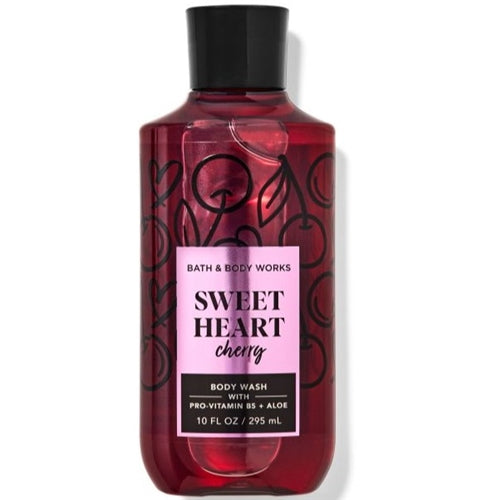 Bath & Body Works Sweet Heart Cherry Body Wash With Pro-Vitamin B5 & Aloe 10 fl oz