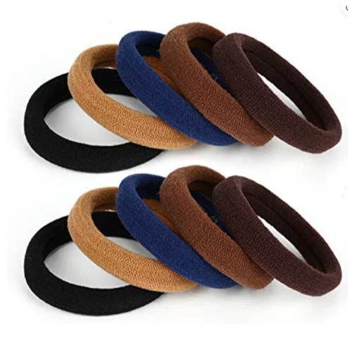 Non Metal Hair Ties - Extra Large Assorted Colors 3's