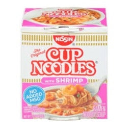 Nissin Cup O'Noodles Ramen Noodle Soup with Shrimp, 2.25 Oz