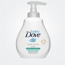 Dove Baby Hypoallergenic Head to Toe Wash - Sensitive Skin Care Fragrance Free 200ml