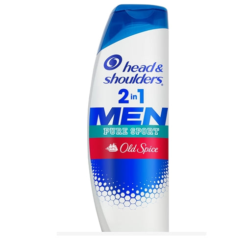 Head & Shoulders Old Spice Pure Sport Dandruff 2-in-1 Shampoo and Conditioner, 12.5OZ