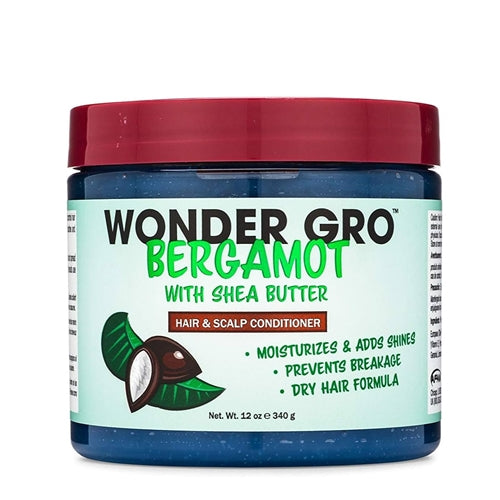 Wonder Gro Bergamot With Shea Butterl Hair & Scalp Therapy Hair Grease Pomade 6oz